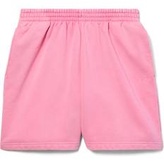 Balenciaga Shorts Balenciaga Paris Strass Sweat Shorts Pink Unisex Cotton