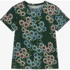 Mini Rodini Tops Children's Clothing Mini Rodini Girls Green Lyocell Daisy Print T-Shirt (18-36 month)