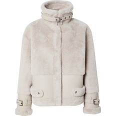 Jaune Manteaux Twinset Fur Coats Woman color Butter