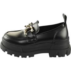Syntetisk læder Lave sko Buffalo Loafers & Ballet Pumps Aspha Loafer Chain Nc black Loafers & Ballet Pumps for ladies