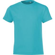 (10 Years, Atoll Blue) Childrens/Kids Regent Short Sleeve Fitted T-Shirt 10-11yrs