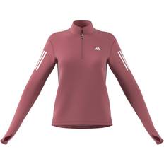 Hardlopen - Roze Truien Own The Run Half-Zip Long Sleeve Top - Preloved Crimson