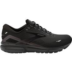 Brooks Women's Ghost 15 Running Shoes, 9, Black/Black
