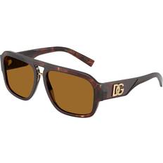 Dolce & Gabbana Men Sunglasses Dolce & Gabbana Man Sunglass DG4403 - Dark Red Havana Bronze Polarized