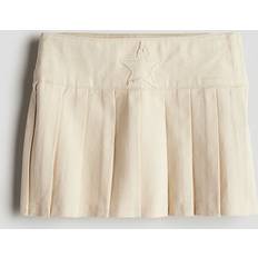 Beige Skirts Children's Clothing H&M Girls Beige Pleated twill skirt 12-13Y