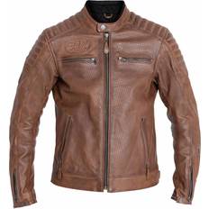 John Doe Storm Lederjacke tobacco Herren Herren