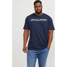 Jack & Jones 6XL Overdele Jack & Jones Plus Size Logo T-shirt Navy Blazer