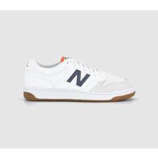 New Balance Womens BB480 Trainers White Navy Gum