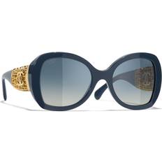 Chanel Butterfly-Sonnenbrille Blue & Grey