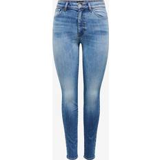 Only Jeans onlForever Icon HW SK Lak Dnm Rea47 Blå