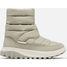 Fleece Skor Columbia Snowtrot Mid Snow Boot - Grå/Grön Mörk Sten