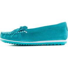 Turquoise - Women Moccasins Minnetonka Kilty Plus Women's Blue Slip On