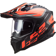 MC-utstyr LS2 MX701 Explorer Alter Matt Motocross Helmet, black-orange, for Men