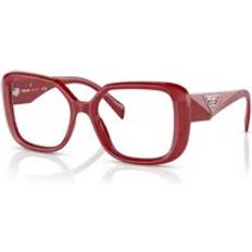 Prada Glasses, female, Red, Size: ONE Size Stylish Women`s