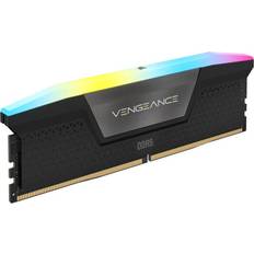 Corsair CORSAIR VENGEANCE RGB 16GB (1x16GB) DDR5 DRAM 5600MT/s CL40 Memory Kit Black