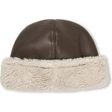 Brune - Dame Hatter Day Et Faux Shearling Bucket Hat Major Brown