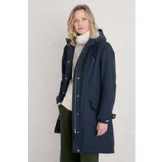 Seasalt Cornwall Plant Hunter Waterproof Parka Coat Midnight