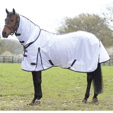 S Horse Rugs Weatherbeeta Comfitec Essential Mesh Combo Neck Fly Rug White Purple