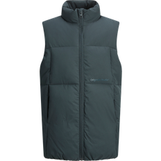 Grøn Veste Jack & Jones Dynevest Mini Junior Vest Mørkegrå