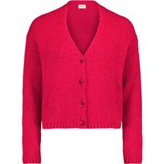 Rosa Cardigans Cartoon Strickjacke FUCHSIA