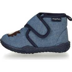 Playshoes Tøfler Playshoes Kinder Schuh Hausschuh Igel Jeansblau