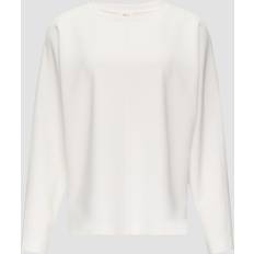 S.Oliver Damen T-Shirts s.Oliver Damen 2150862 Sweatshirt, 0210 Weiß