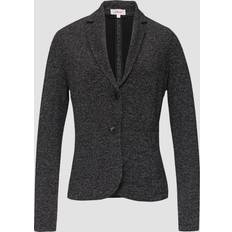 Damen Anzüge s.Oliver Blazer, Reverskragen, für Damen, schwarz