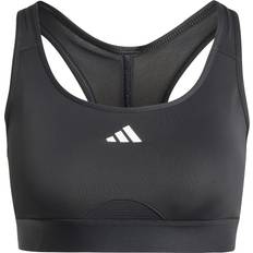 Fitness & Gym - Grey Bras Damen-Sport-BH adidas PowerReact Noir