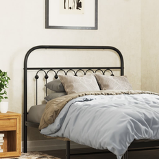 White Headboards vidaXL Metal Bedroom Home Bed Header 193 cm - Black Headboard