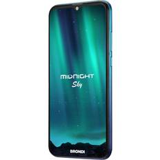 Cellulari saldi Brondi Midnight Sky 16 GB Dual Sim Display 6' HD Slot Micro SD Fotocamera 8 Mpx Android Blue