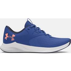 Under Armour Women's Charged Aurora Training Shoes Tech Blue Distant Gray Flare Orange