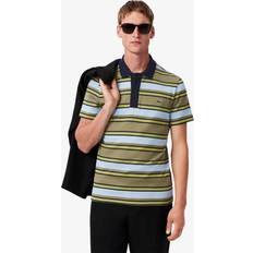 Homme - Multicolore Polos Lacoste Short Sleeve Stripe Polo T Shirt Green