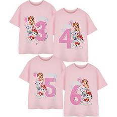 Paw Patrol Overdele Paw Patrol Short Sleeved T-Shirt Pink 5-6 Years