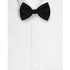 Woman Ties Dolce & Gabbana Gabbana-Satin Bow Tie Cravatte Nero-Donna Black