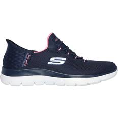 Chaussures de marche Skechers Baskets Summits Diamond Dream - Bleu Marine/Rose