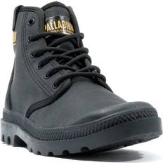Lærred Ankelstøvler Palladium Pampa Hi Coated Black, Unisex, Sko, Boots, Boots