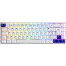 Akko gear 3068B Blue White ISO Trådlöst Tangentbord