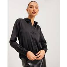 Effen kleur - Zwart Blouses JdY fifi Blouse - Zwart