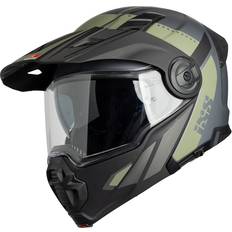 Flip-up Helmets Motorcycle Helmets iXS Venture 1.0, flip up helmet color: Matt Grey/Black/Olive