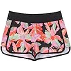 Grey Swim Shorts Children's Clothing Roxy Good Waves Board Shorts For Girls - Floral