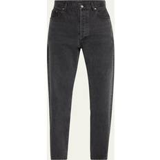 Saint Laurent Men Jeans Saint Laurent Men's Loose-Fit Faded Denim Jeans OYSTER