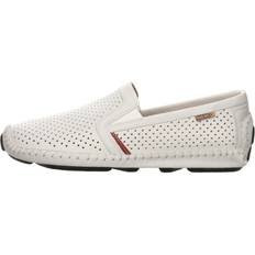 Pikolinos Leather Boat Shoes - Blanc