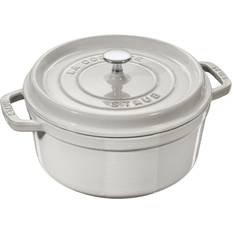Staub La Cocotte White Truffle med låg 24cm