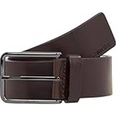 Calvin Klein Brown Accessories Calvin Klein Leather Belt with Buckle - Brown