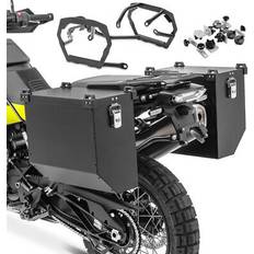 Motorcycle Equipment Bagtecs Alu cases for aprilia tuareg 660 2022 atlas 2x34l pannier holder black