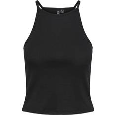 Jersey Débardeurs Pieces Débardeur Femme Ostina - Noir