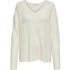 Blanco - Jersey de punto Suéteres Only Jersey Camilla Birch Mujer - Multicolor