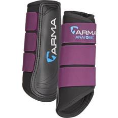 Equestrian Shires Arma Neoprene Brushing Boots Plum: Full Full