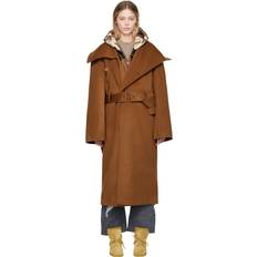 JW Anderson Brown Wrap Coat 619 Tobacco