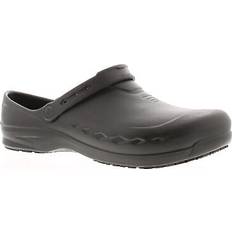 Unisex Træsko Shoes For Crews Zinc Clogs Med Hælrem - Sort